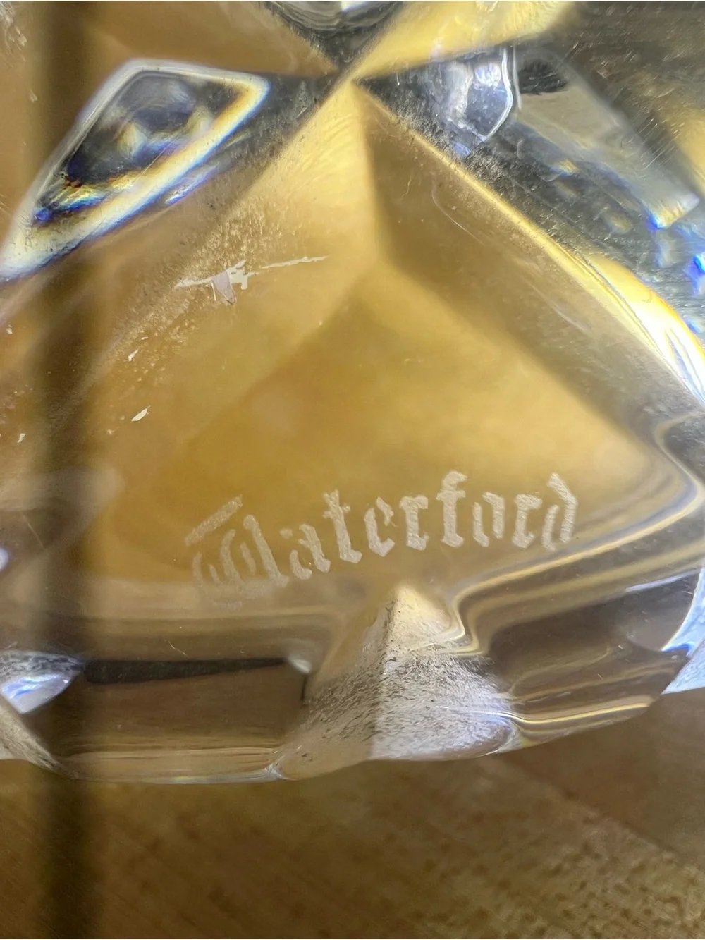 Waterford vintage crystal